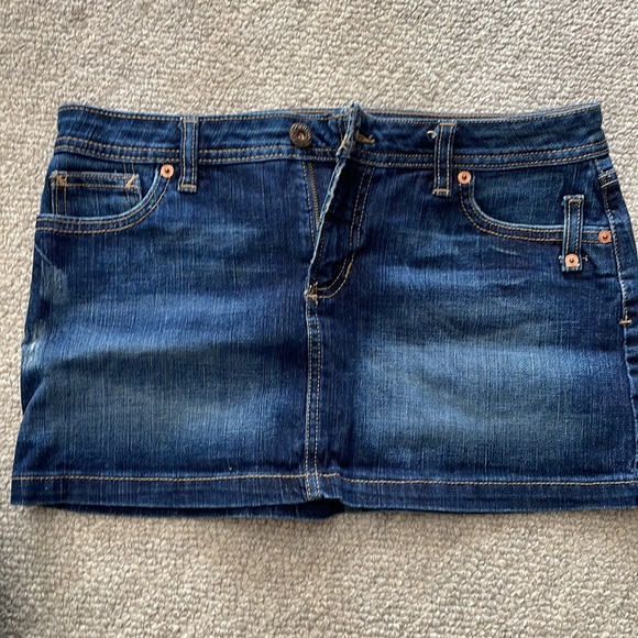 Ladies volcom jean shirt size 7 - Picture 2 of 2